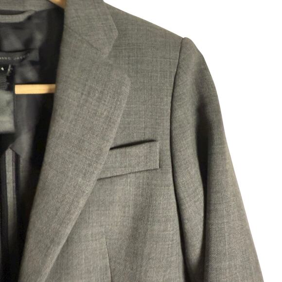 Marc by Marc Jacobs Gray Wool Two Button Office Blazer Jacket 4 - Picture 2 of 6